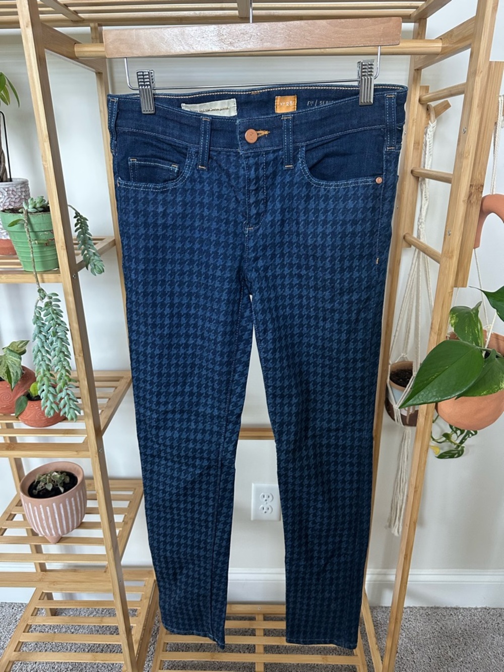 Pilcro & the Letterpress Houndstooth Jeans